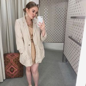 Oak + Fort peachy dress